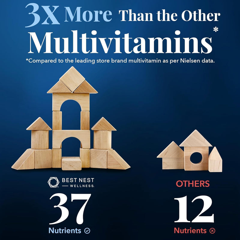 [Australia] - Best Nest Wellness Mama Bird Prenatal Vitamin: Vegan Prenatal Vitamins for Women w/Methylfolate (Folic Acid) w/Organic Herbal Blend, Prenatal Vitamins for Women B12, Choline, Once Daily, 30 Count Once Daily Prenatal 30 Count 