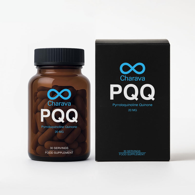 PQQ 20mg – 30 Vegan Capsules – 99%+ Highly Purified & Bioavailable Pyrroloquinoline Quinone – Cellular Energy & Mitochondrial Support – 30 Servings