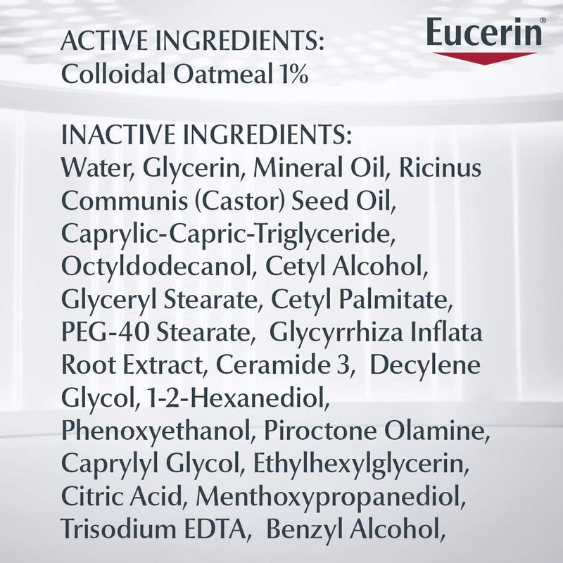 [Australia] - Eucerin Baby Eczema Relief Body Cream, Fragrance Free Baby Eczema Cream with Colloidal Oatmeal, Ceramide-3 and Licorice Root Extract, 8 Oz Tube 