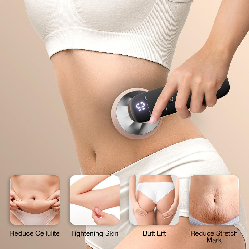 [Australia] - cotsoco Body Sculpting Machine, Cordless Cellulite Massager Tool for Belly, Waist, Neck, Leg, Butt, Arm-Gifts for Women Girls Mum, Pink 