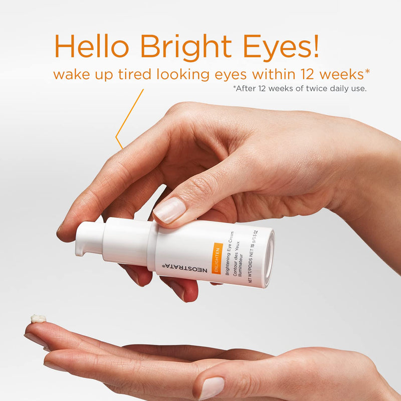NEOSTRATA Brightening Eye Cream Dark Circle Corrector with Antioxidants, Peptides, and Algae Extract Fragrance-Free, 15 g.