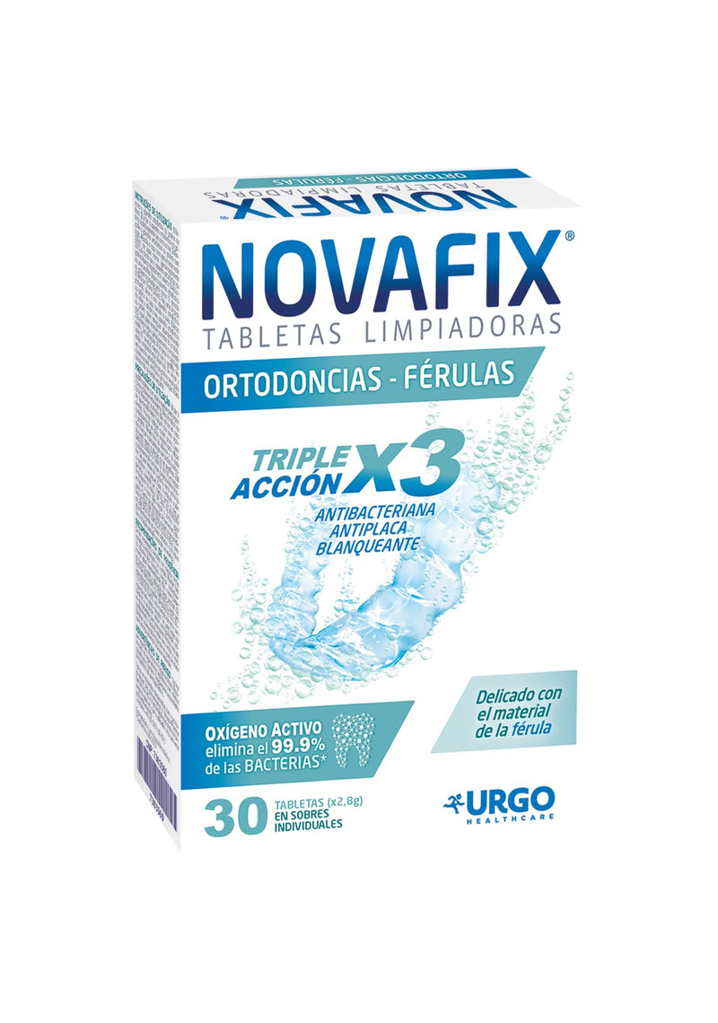 [Australia] - Novafix Triple Action Cleaning Tablets - for Orthodontics and Splints - Box of 30 