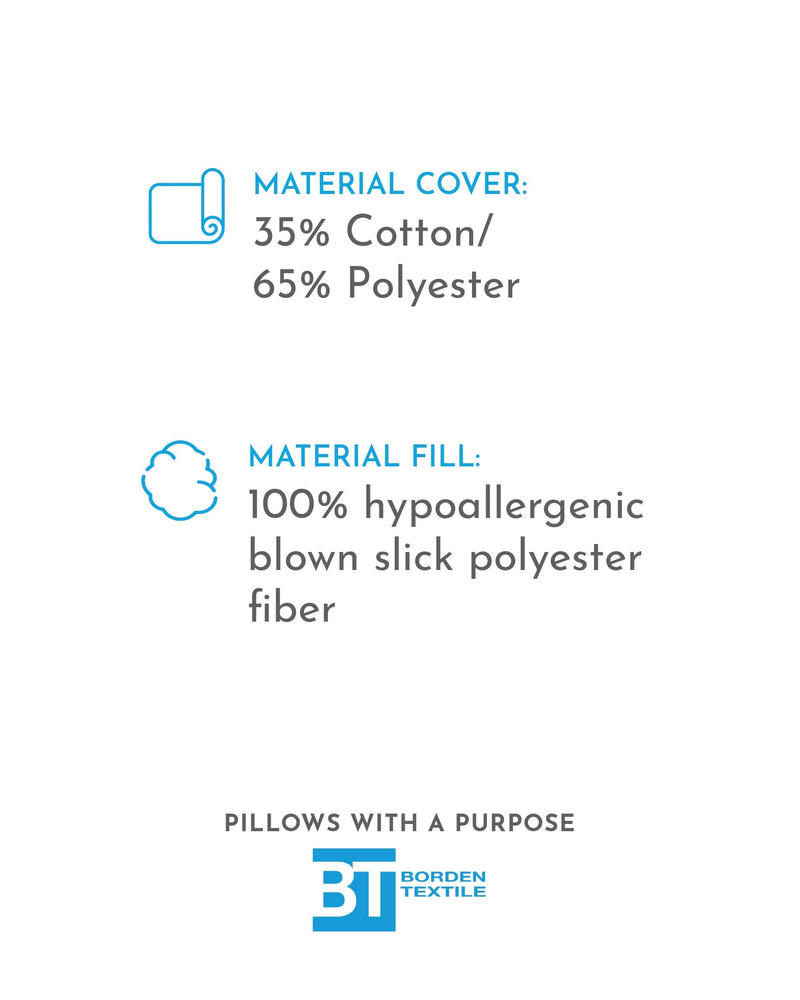 [Australia] - Sciatica Nerve Pain Relief Pillow Hypoallergenic Saddle Shaped Cushion with Cover White 