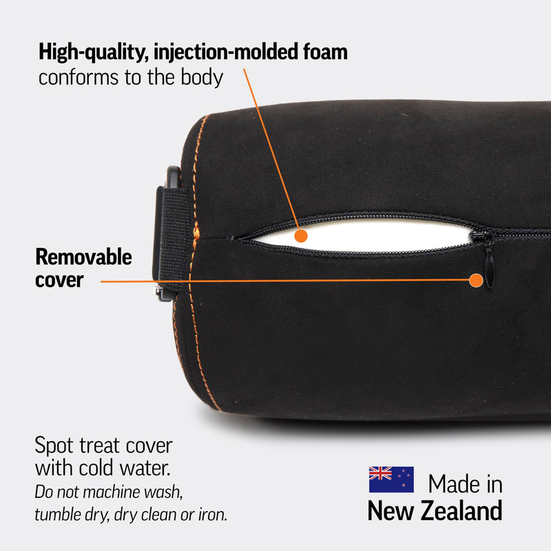 OPTP The Original McKenzie Signature Lumbar Roll – Premium Made Lumbar Pillow, Firm Lower Back Support for Chair and Lumbar Support for Car - for Improved Posture and Support