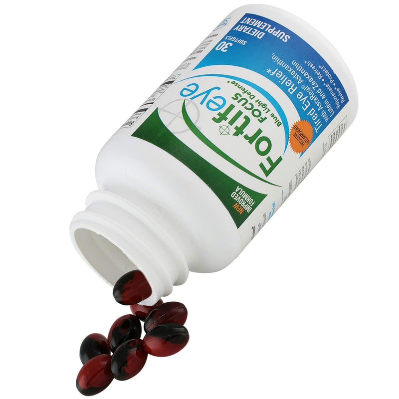 [Australia] - Fortifeye Focus Eye Care Supplement | Triple Carotenoid Including Astaxanthin, Lutein, and Zeaxanthin | 30 Softgel Capsules 30 Count (Pack of 1) 