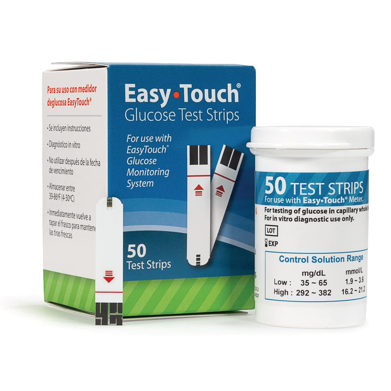 [Australia] - EasyTouch Glucose Test Strips, 50 Ct 1 