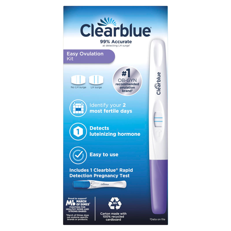 Clearblue Ovulation Complete Starter Kit, 10 Ovulation Tests and 1 Pregnancy Test (Pack of 2) 1 Count (Pack of 2)