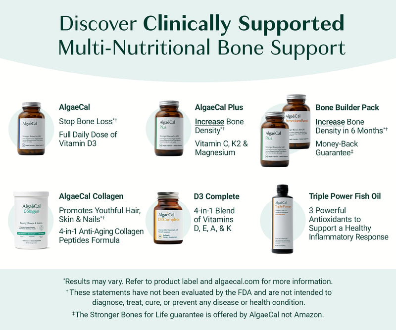 [Australia] - ALGAECAL Collagen: 4 Clinically-Supported Peptides VERISOL¬Æ, FORTIGEL¬Æ, UC-II¬Æ, FORTIBONE¬Æ, Anti-Aging Hydrolyzed Collagen Powder, 30 Servings, Made in USA 30 Servings (Pack of 1) 