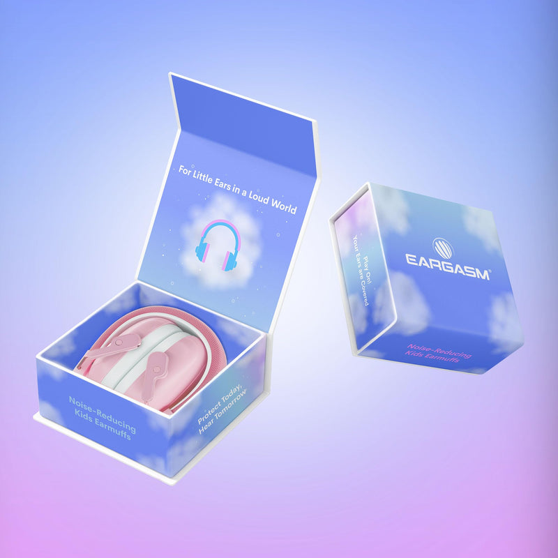 [Australia] - Eargasm Kids Earmuffs 24dB Noise-Reducing Headphones Children Age 3-13 Sensory Control Hearing Protection for Concerts + More Pink 