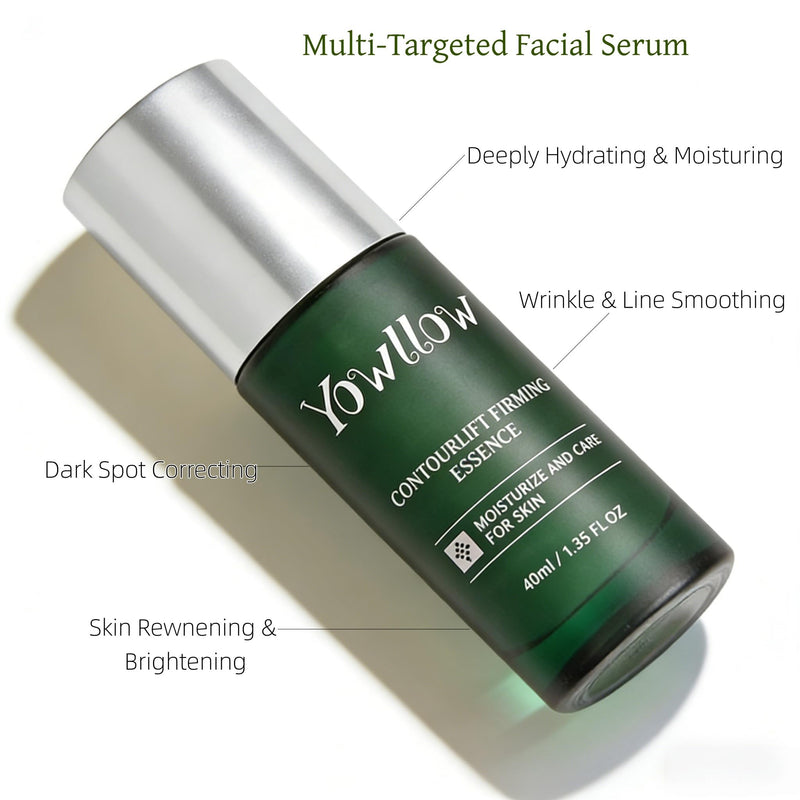 Hydrating Facial Serums,Anti Aging Formula with Natural Ingredients,Hyaluronic Acid & Vitamin C,Reducing Wrinkles,Brightening Lifting & Glowing Skin,Light Face Essence for Daily Skin Care Scented 1 Fl Oz (Pack of 1)