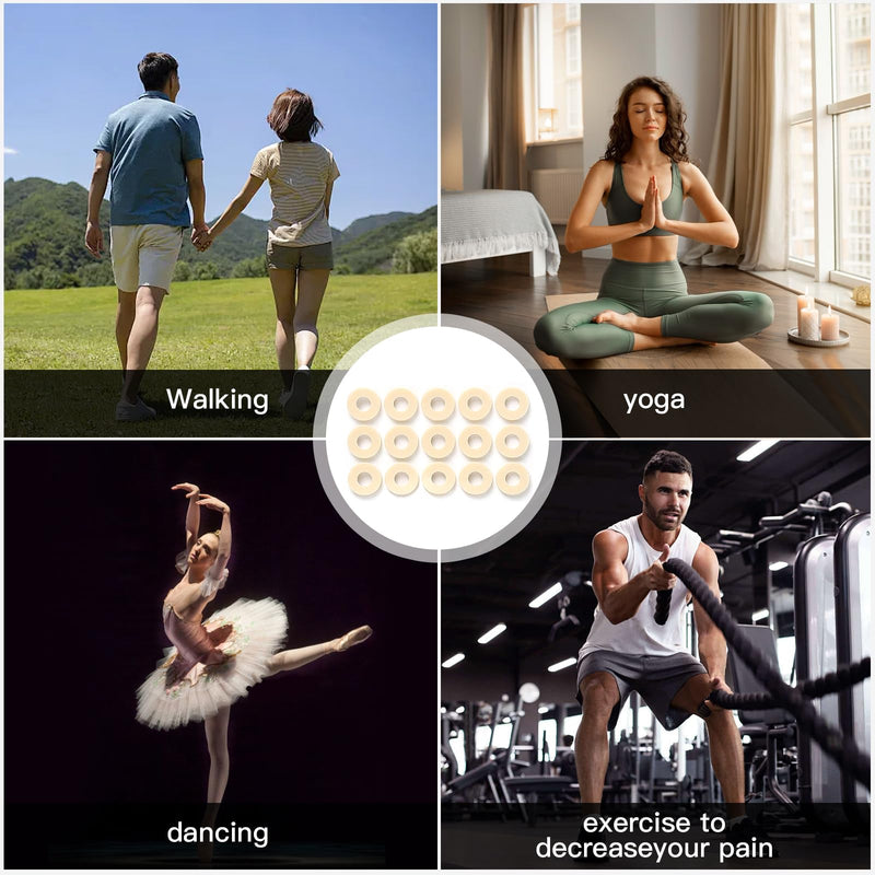 [Australia] - Cosmeria Pack of 75 Corn Plasters for Toes Self-Adhesive Latex Foam Foot Cushion Pain Protection for Men Women Feet Toes Small Oval 