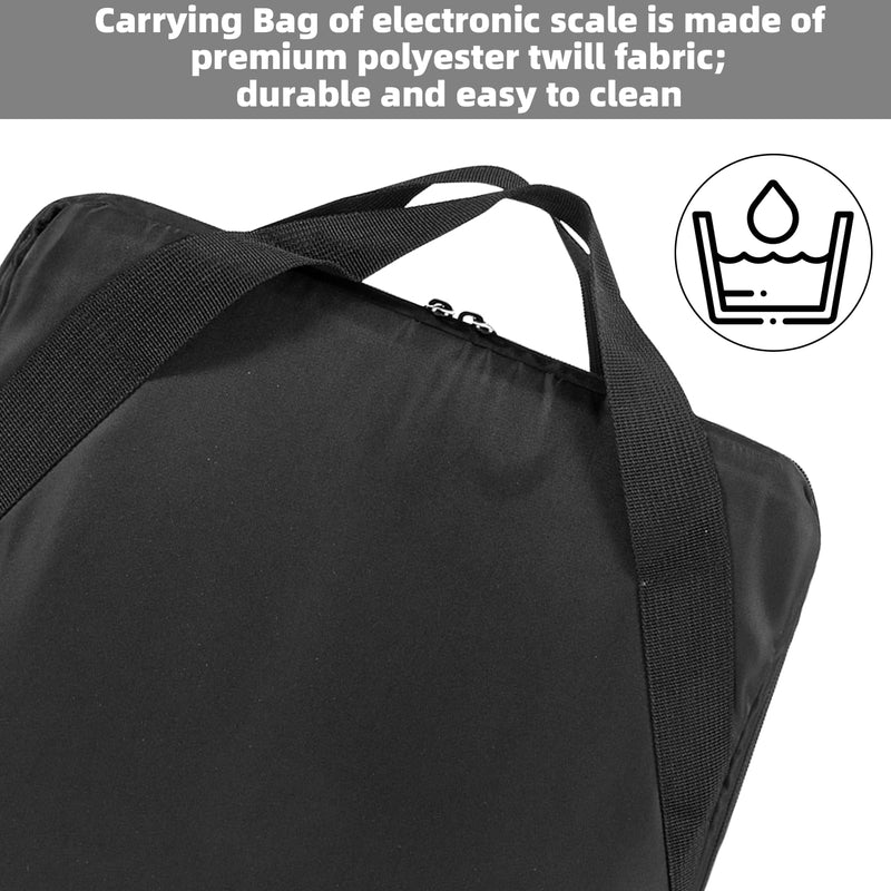 Carrying Bag for Body Composition Monitor Scale, Digital Bathroom Scale Storage Case, 13.5 x 13.5 IN Travel Carrier Case for Most Smart Scale (Bag Only)