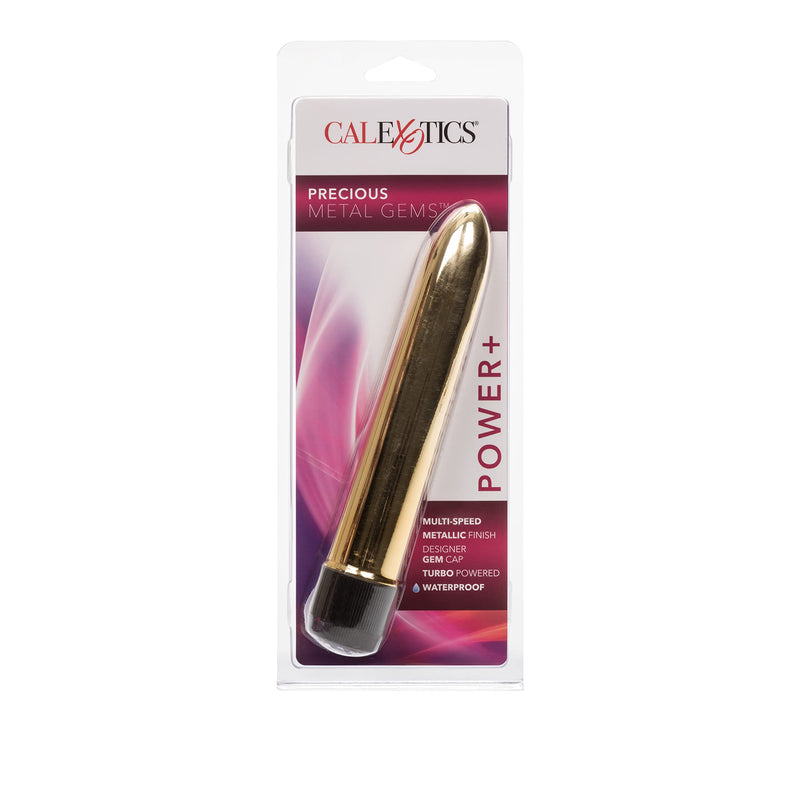 [Australia] - CalExotics Novelties Precious Metal Gems Vibe, Bronze, 6.75" 