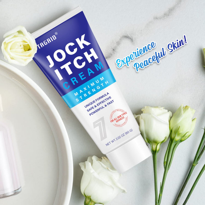[Australia] - Jock Itch Cream, Jock Itch, Tinea Cruris, Jock Itch Cream Extra Strength for Men & Women, Tinea Corporis, Itch Cream - Powerful & Fast - 60g 2.02 Ounce (Pack of 1) 