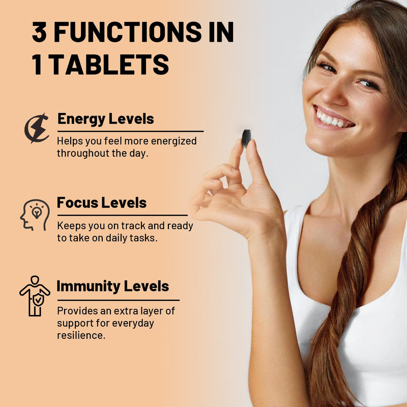 Shilajit Tablets 30,000 mg, 100% Pure High Strength Himalayan Shilajit Tablets, Rich in 60% Fulvic Acid and 85+ Trace Minerals, Energy and Immune Support, 60 Count (Pack of 1) 60 count (Pack of 1)