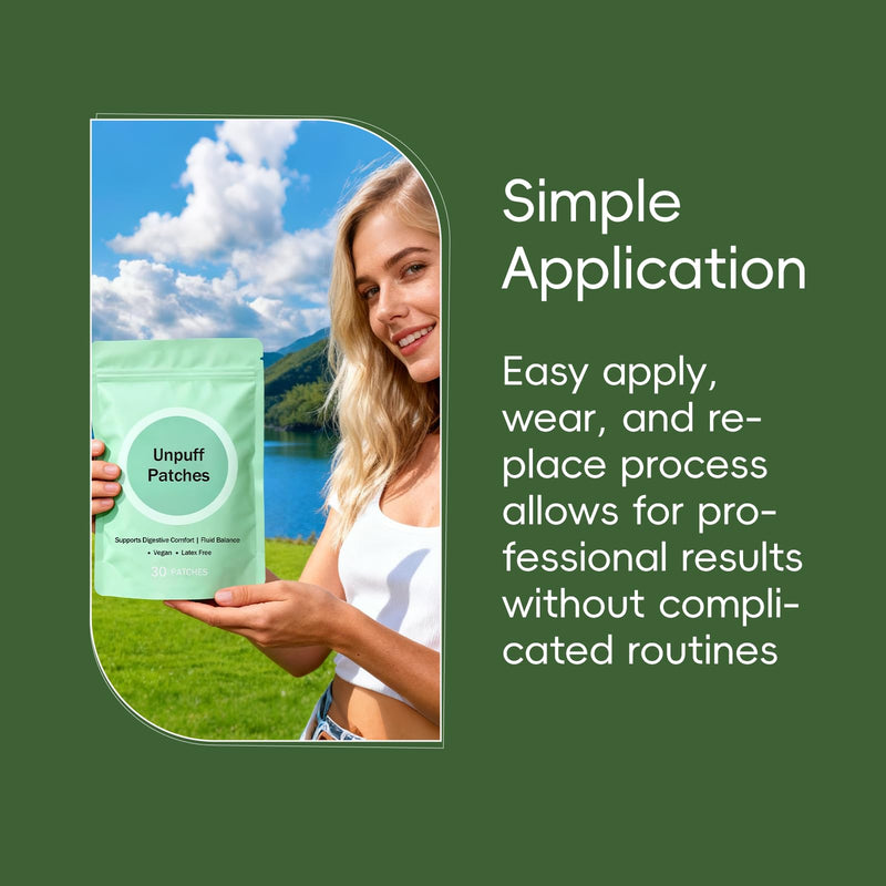 [Australia] - Unpuff Patches, with Dandelion, Fennel, Artichoke, Ginger & Turmeric, 2 Pack, 60 Patches (2pc) 