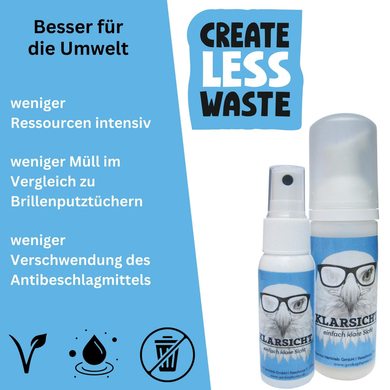 [Australia] - CLEAR VISION - Anti-fog foam glasses, visors, lenses for clear vision - Does not affect the lenses, suitable for plastic & glass - Anti-fog swimming goggles - Anti-fog foam - 30ml 