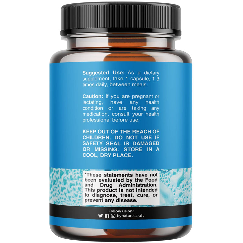 [Australia] - Natures Craft NAC Supplement N-Acetyl Cysteine 600mg- High Absorption NAC 600 mg Capsules Glutathione Precursor for Liver Cleanse Detox Kidney Support Lung Health Immunity and Brain Supplement 