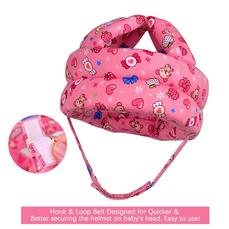[Australia] - Baby Helmet for Crawling Walking Soft Cushion No Bumps Pink Candy 1PACK 