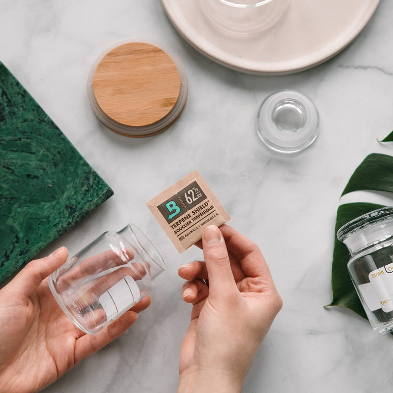 [Australia] - Boveda 62% Two-Way Humidity Control Packs For Storing ½ oz – Size 4 – 10 Pack – Moisture Absorbers for Small Storage Containers – Humidifier Packs – Hydration Packets in Resealable Bag 62% (More Sticky) 
