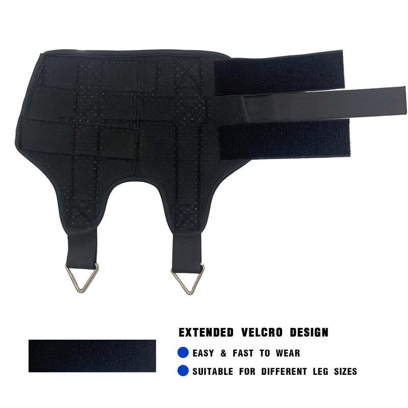 [Australia] - Home Ankle Fracture Traction Belt 1pcs Rehabilitation Equipment for Injury Recovery Calf Fracture Traction Machine Lace Up Achilles Tendonitis Brace Kit Sprained Support 