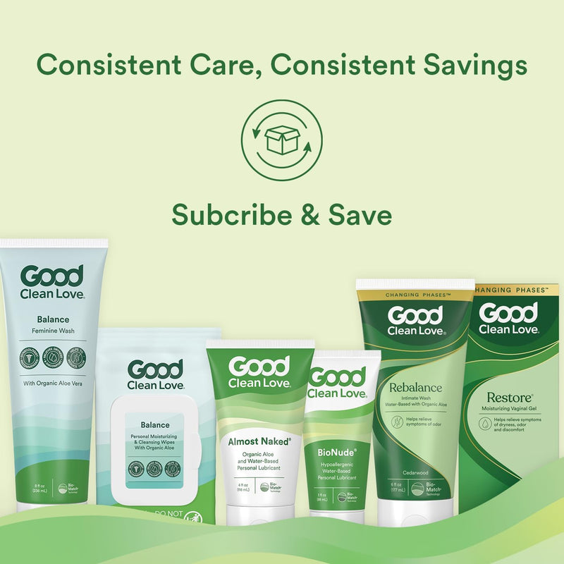 Good Clean Love BioNude Ultra Sensitive Personal Lubricant, Water-Based & Hypoallergenic Lube, Unscented Intimate Wellness Gel for Men & Women, 3 Oz 3 Fl Oz (Pack of 1)