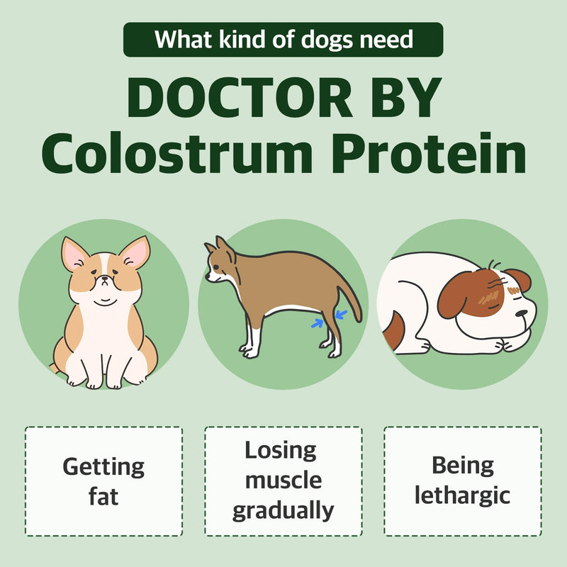 Dr.by Colostrum Protein for Dogs and Puppy – Weight Gain Supplement for Dog - Muscular Strength and Immune System Support with Colostrum, Whey Protein Isolate, Goat Milk – 30 Tubes - PawsPlanet Australia