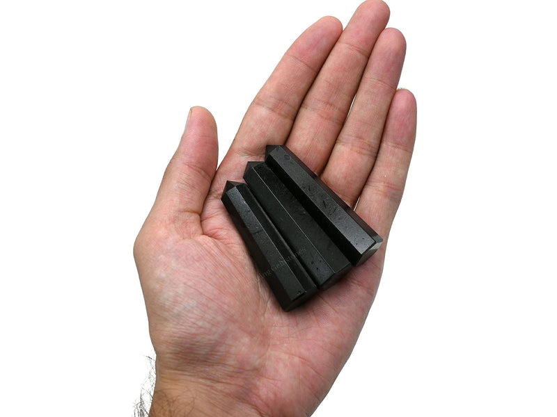 [Australia] - Black Tourmaline Crystal Towers ~ Natural Healing Crystal Point Obelisk for Reiki Healing and Crystal Grid (2" to 3" INCH) Black Tourmaline - 1 Pc 2-3 Inch (Pack of 1) 