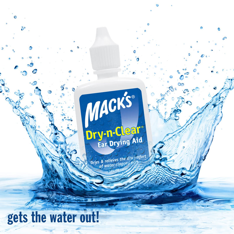 [Australia] - Mack's Dry-n-Clear® Ear Drying Aid - Swimmers Ear Drops - 1 Fl Oz 