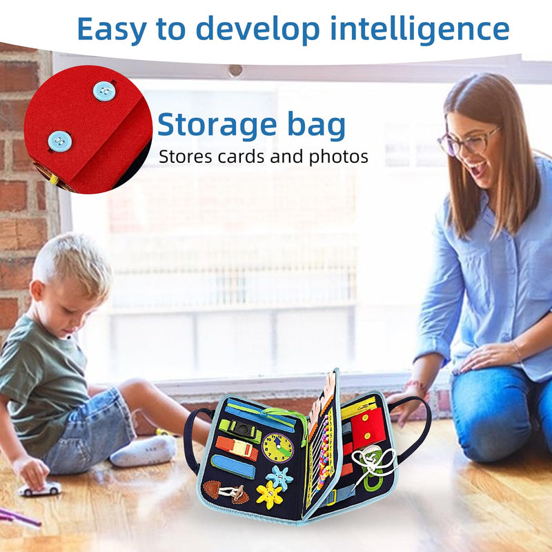 [Australia] - IGTOPS Nesting Blanket for Dementia Sufferers, Autistic, Alzheimer's, Children, Elderly, Early Learning Board, Sensory Toy, Learning to Tie Shoes and Buttons, Sensory Blanket for Hand Movement 