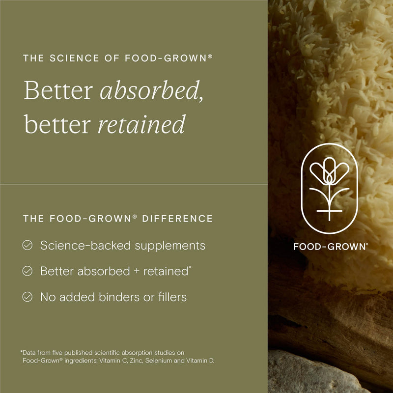 WILD NUTRITION Lion's Mane Plus with Safr’Inside Saffron | Food-Grown Ingredients | Focus and Mental Performance, Cognitive Function, Emotional Wellbeing and Inner Balance