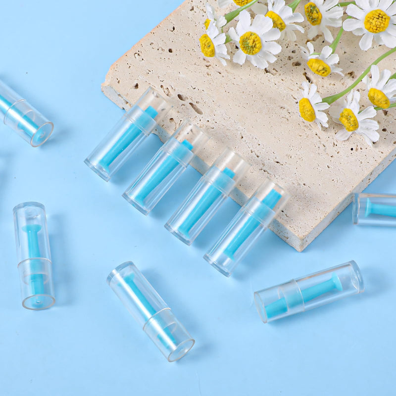 [Australia] - Tucnoeu 10pcs Contact Lens Insertion Aid Silicone Contact Lens Accessories Contact Lens Insertion Aid Contact Lens Sucker Soft Lenses Blue 