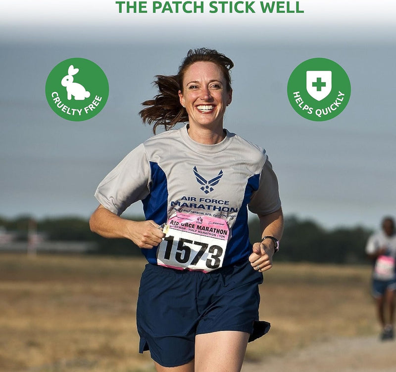 [Australia] - Pain Relief Patches, Pack of 60 Pain Relief Knee Patches, Wellness Pain Relief Patches for Knees, Back, Neck, Shoulders, Deep Heat to Relax and Loosen Muscles Green 