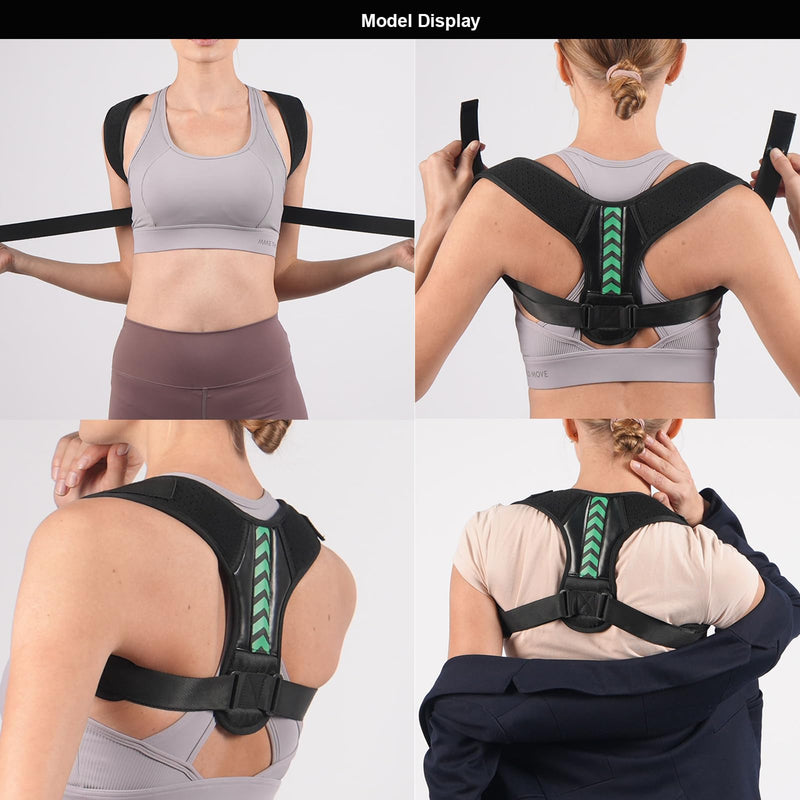 Back Straightener Posture Corrector for Men and Women, Breathable Anti Hunchback Upper and Back Brace, Adjustable Straightening Belt Support for Back, Shoulder and Neck (Small) Small