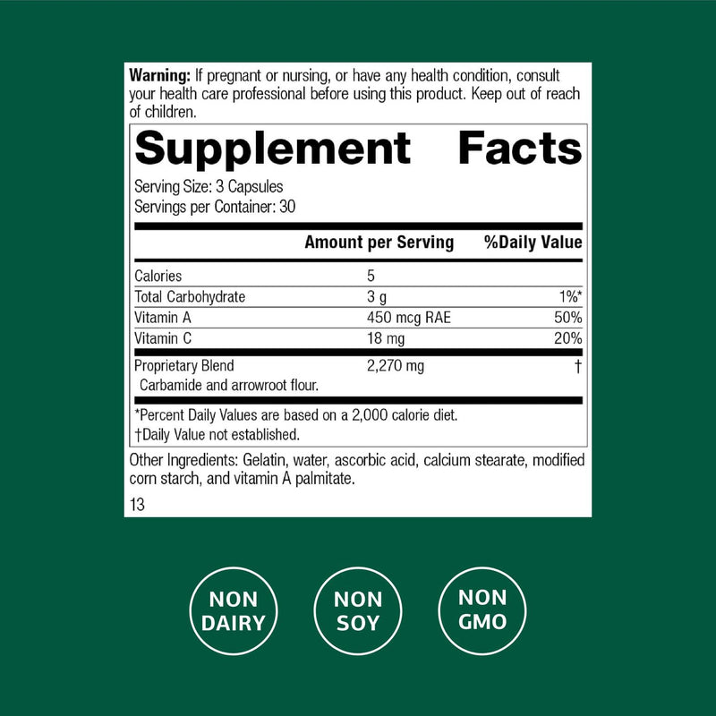 Standard Process A-C Carbamide, Urinary Tract Supplement, 90 Capsules | Supplement Supports Healthy Excretion of Urine and Cellular Fluid Levels, Contains Vitamin A and Antioxidant Vitamin C Unflavored 90 Count (Pack of 1)