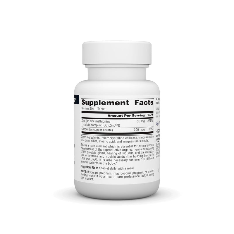 [Australia] - Source Naturals OptiZinc Zinc Methionine Sulfate Complex & Dietary Supplement* - 120 Tablets 120 Count (Pack of 1) 