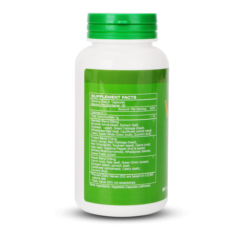 Fruit and Veggies Supplement Balance of Natural 16+18 Fruit & Veggies Blend | Ingredients Natural – 4 Bottles 360 Total Vegetarian Capsules | Fresh Superfood Formula with Vitamins and Minerals Veggie Fruit 2 Sets