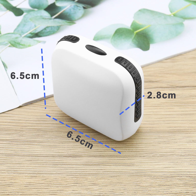 Create idea 2Pcs Hearing Aid Storage Box Hearing Aid Hard Case Protective Box Hearing Aid Container Hearing Aid Accessories 6.5x6.5x2.8cm ABS