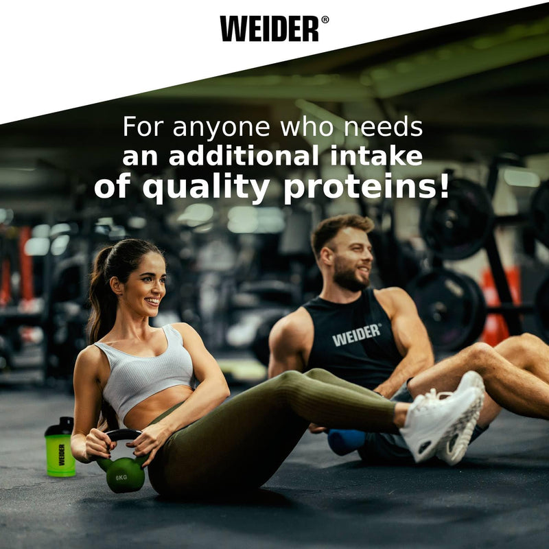 Weider Vegan Protein (540g) Brownie-Chocolate Flavour. Quality Protein 100% Plant-Based 21g/Serving, Pea Isolate (Pisane) & Rice. with Vitamin B12 & Stevia. Gluten Free, No Sugar. (18 Servings)