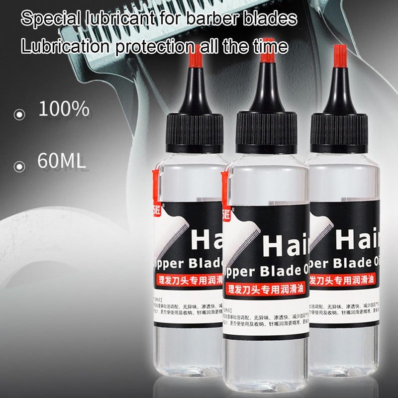 [Australia] - Hair Clipper Oil, 60ml Oil for Hair Clippers and Trimmers, Clipper Oil, Shaver Head Oil, Anti-Rust Hair Cutting Oil Lubricant, Odorless Friction Reducing Trimmer Oil 