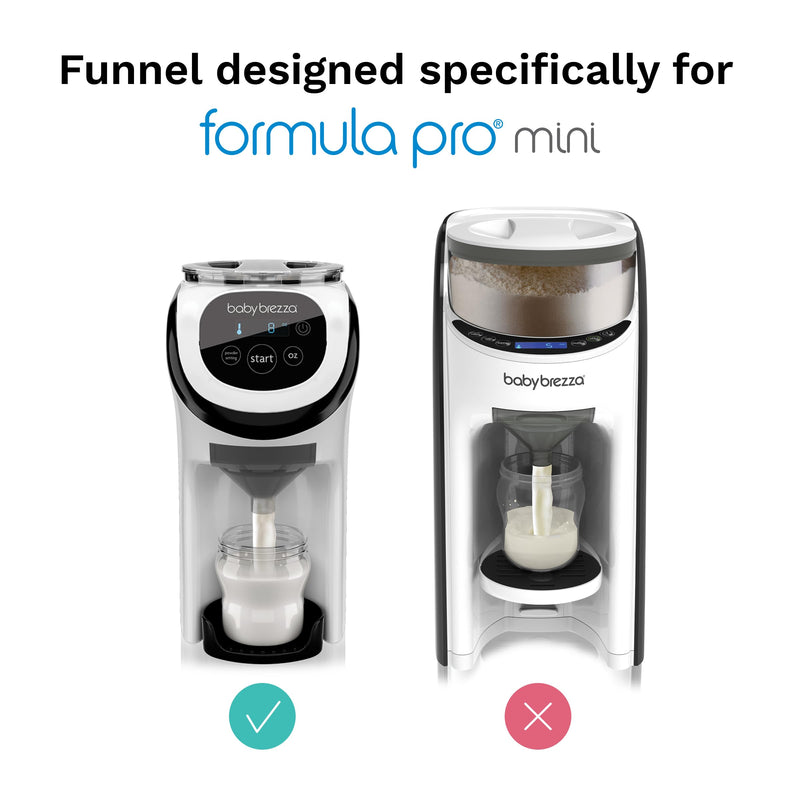 [Australia] - Baby Brezza Formula Pro Mini Replacement Funnel & Cover, Grey 