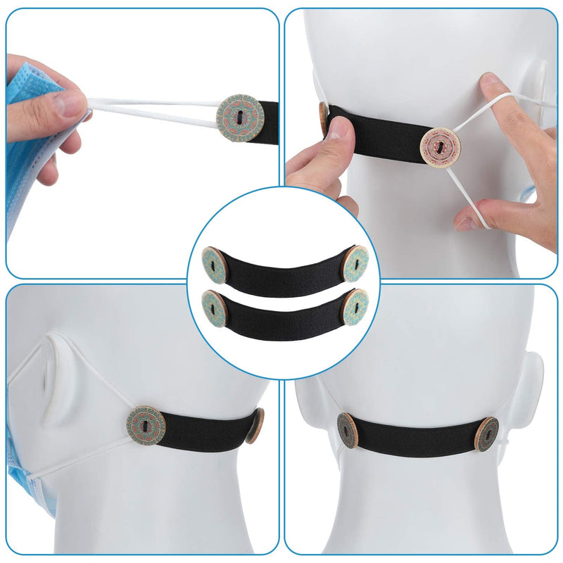 [Australia] - Ear Strap Extender Ear Strap Hook Ear Cord Extension Buckle Ear Protector Holder Hook Adjustable Anti-Slip Ear Pain Relieved for Relieving Long-time Wearing Ears' Pressure Pain (30 Pieces) 