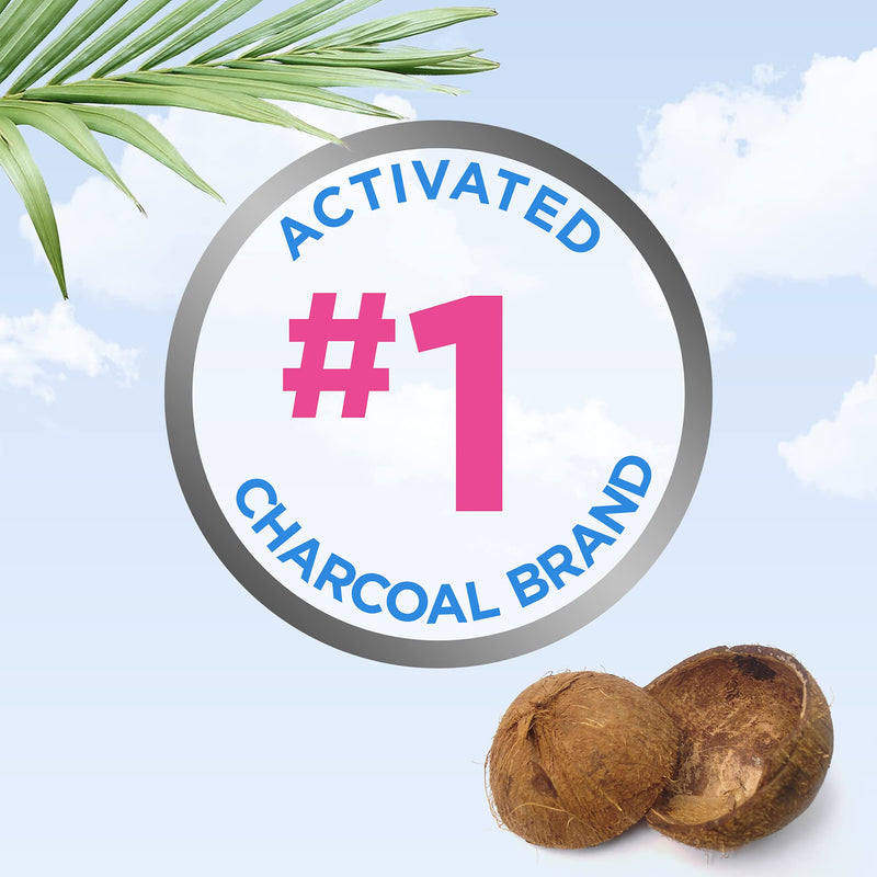 [Australia] - Charcocaps Fast Acting Gas Relief for Bloating & Flatulence, Drug Free Detoxifying Activated Charcoal Formula, 100 Capsules, 30 Day Supply, Pink 100 Count (Pack of 1) 