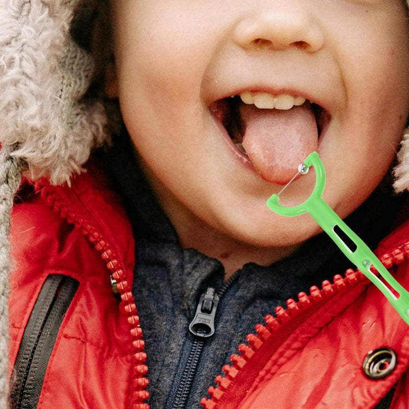 [Australia] - 4 Pcs Tongue Trainer Tongue Tip Exercise Tool Oral Muscle Exerciser Kids Tongue Tip Lateralization Elevation Tools Speech Talk Tool for Stiff Tongue Clear Speech 