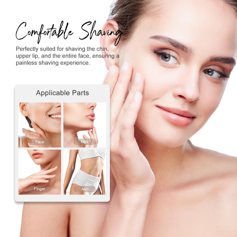 [Australia] - Replacement Heads Generation 3 for Flawless Facial Hair Remover Gen 3, Double Ring Replacement Blades for Flawless Gen 3 Device Only 