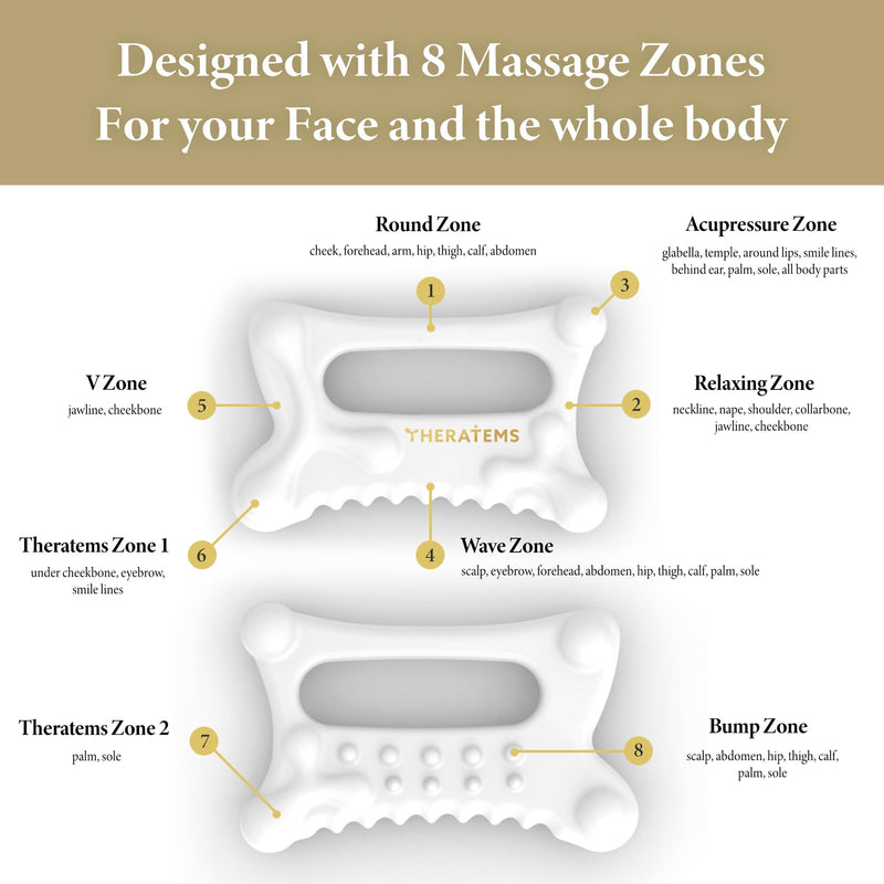 Natural Ceramic gua sha Massage Tool, face and Body guasha, Lymphatic Drainage Trigger, guasha Board, face Lift, Muscle Relief Massage Board