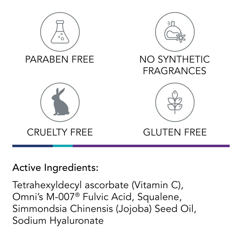 Omni Bioceuticals Daily Revitalizing Moisturizer with Vitamin C & M-007®, 50ml