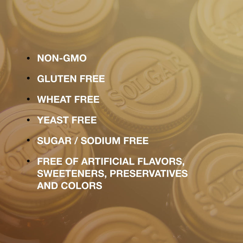 [Australia] - SOLGAR L-Lysine 500 mg - 100 Vegetable Capsules - Skin & Tissue Support - Non-GMO, Vegan, Kosher, Gluten Free - 100 Servings 1 