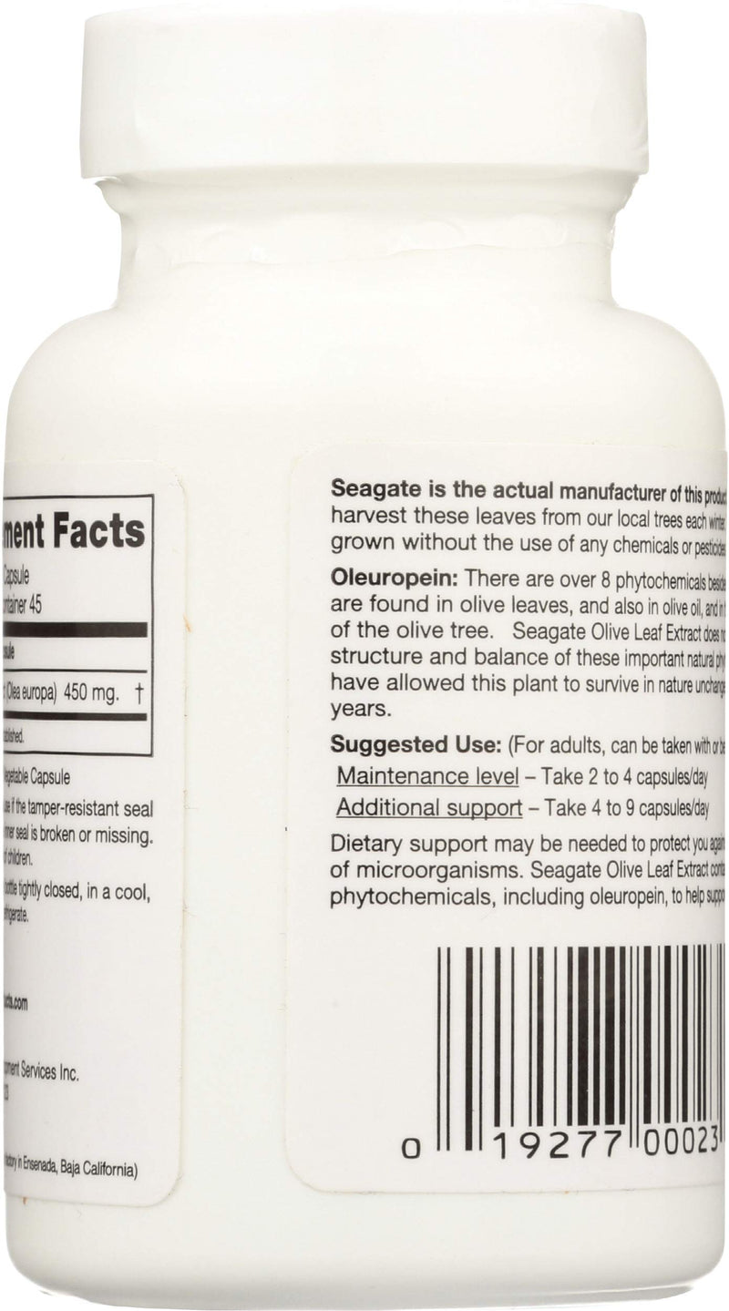 [Australia] - Seagate Products Olive Leaf Extract 450mg 45 Capsules 
