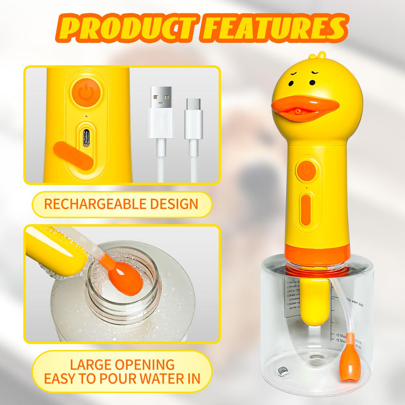 Dog Shampoo Frother,Pet Bath Brush - Deep Cleaning Foam Machine with 350ml Capacity, Dog Soap Dispenser and Shampoo Sprayer, 1200mAh Ultra Long Standby - PawsPlanet Australia